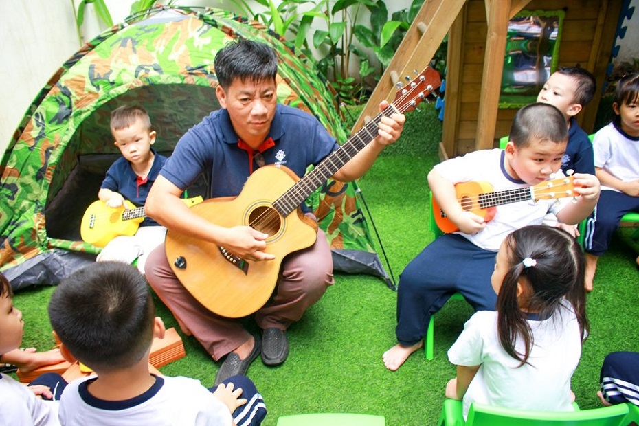 Trò chơi âm nhạc tại Kindy quận 10