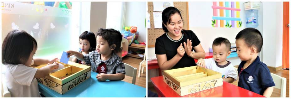 Bé Koala cơ sở Kindy Lý Thường Kiệt học về hình dạnh