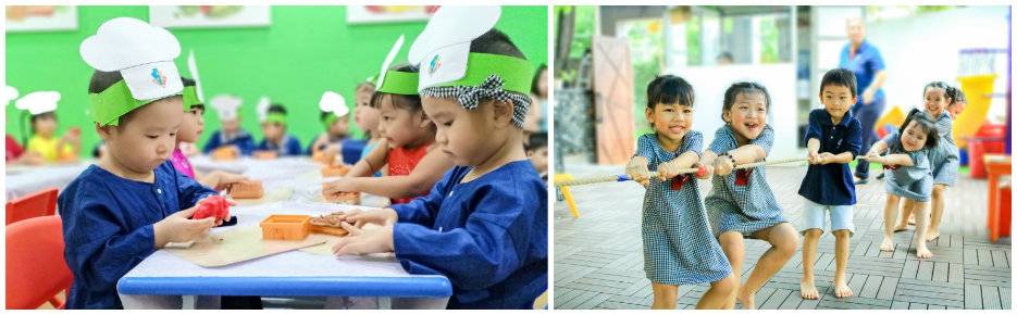 Bé tham gia hoạt động Trung Thu tại Kindy City