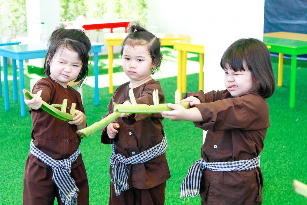 Play activities that aim to cleanse the soul and develop the personality of the children 