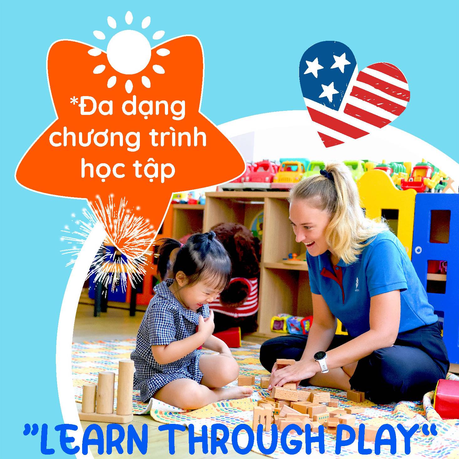 Chương trình học tại KINDY CITY được tổ chức thành 10 chủ đề thú vị trải dài trong năm học